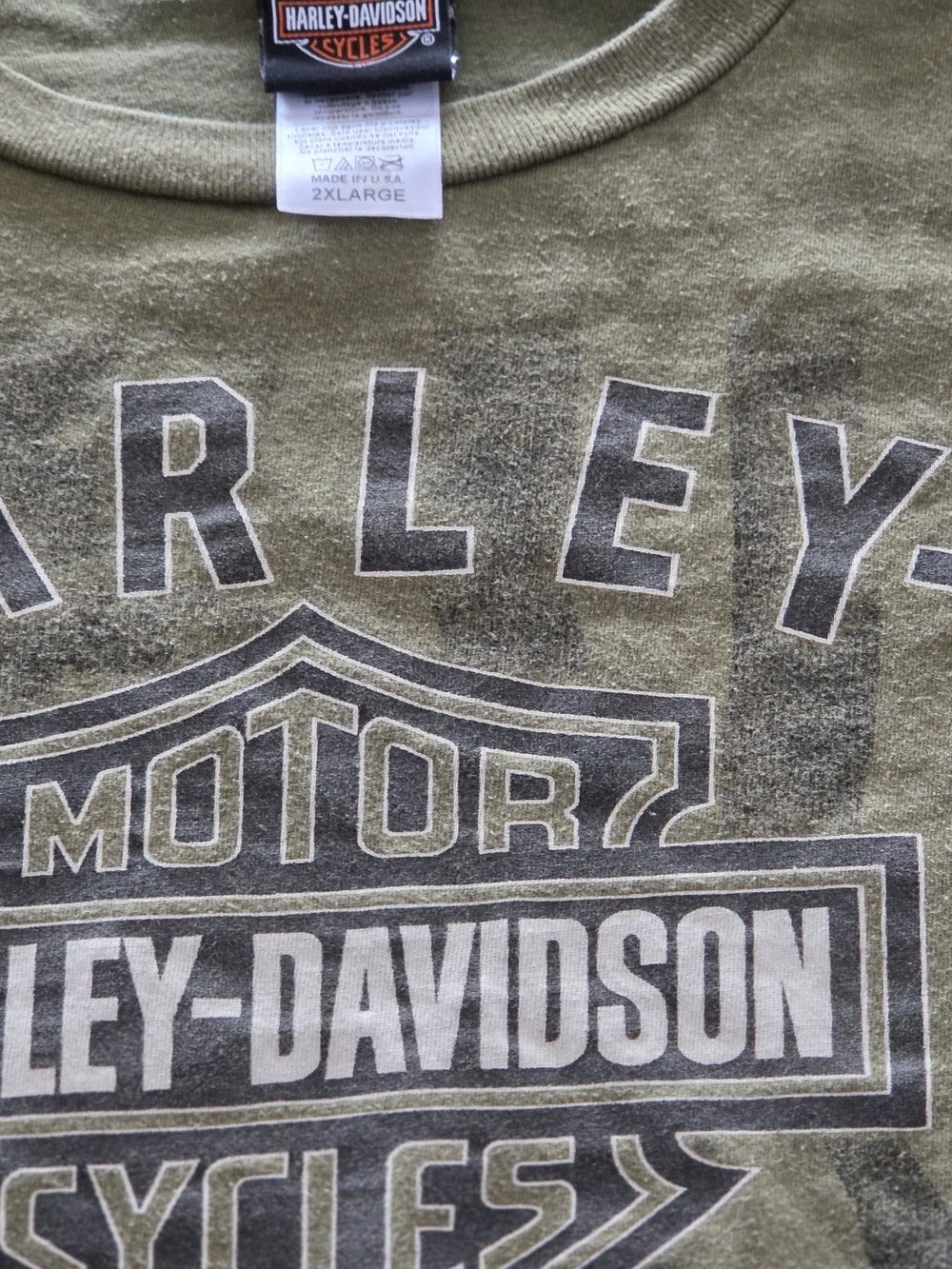 Men's Harley-Davidson Panama City FL Olive Green Graphic Tee